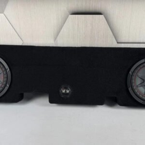 2015-2023 Ford F-150/F-250 Behind-Seat Dual 10″ Enclosure, Loaded with Kicker CompRT 10