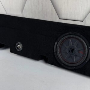 2015-2023 Ford F-150/F-250 Behind-Seat Dual 10″ Enclosure, Loaded with Kicker CompRT 10