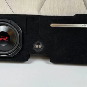 2015-2023 Ford F-150/F-250 Behind-Seat Single 10″ Enclosure, Loaded with Alpine RSW10