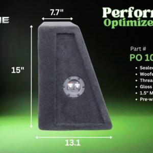 Audiofrog GB10 Sealed Wedge Enclosure, Dual 10″
