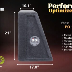 Dayton Audio Ultimax II UMII18 Ported Wedge Enclosure, Single 18″