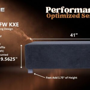 Focal SUB 30 KXE Sealed Down Fire Wide Enclosure, Dual 12″