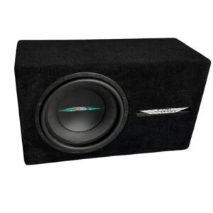 Single 10″ Sealed Subwoofer Enclosure, Loaded with Image Dynamics IDMAX 10