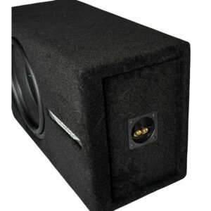 Single 10″ Sealed Subwoofer Enclosure, Loaded with Image Dynamics IDMAX 10
