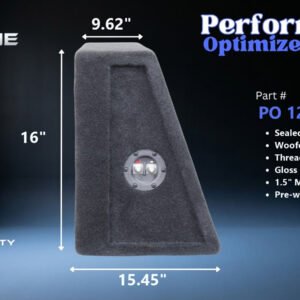 Stereo Integrity SQL-12 Sealed Wedge Enclosure, Dual 12″