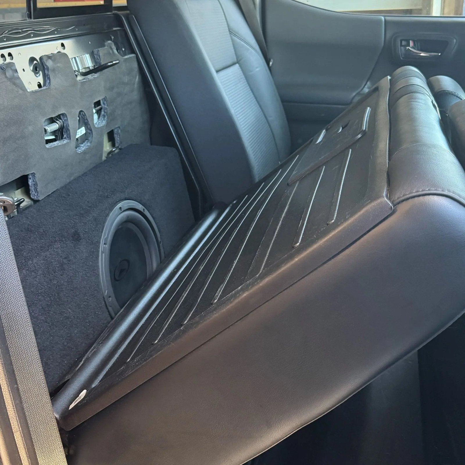 Toyota Tacoma Subwoofer Enclosure (2015-2023) Fits 10″ Subwoofer Toyota Tacoma Subwoofer Enclosure (2015-2023) Fits 10″ Subwoofer